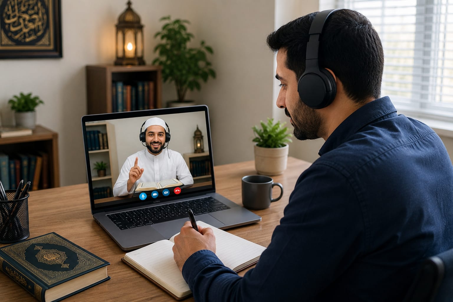Adult Learning Quran Through Skype