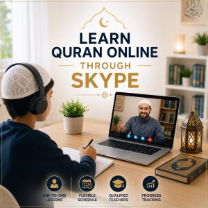 Student Learning Quran Online Through Skype with an Al-Azhar Teacher