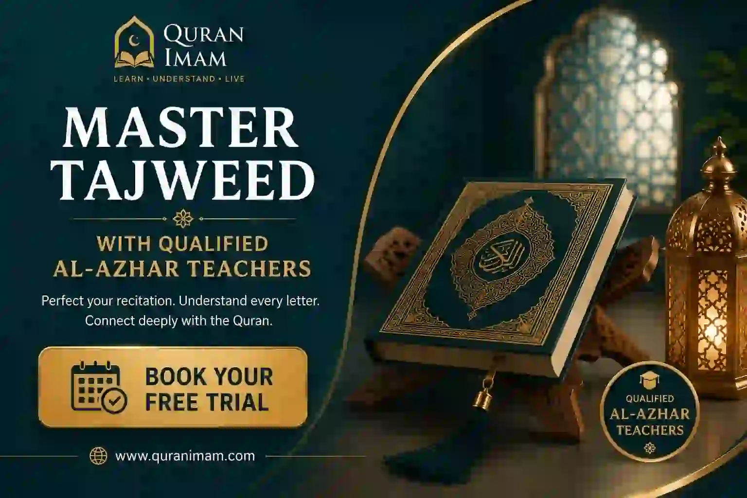 Learn Tajweed online with qualified Al-Azhar teachers