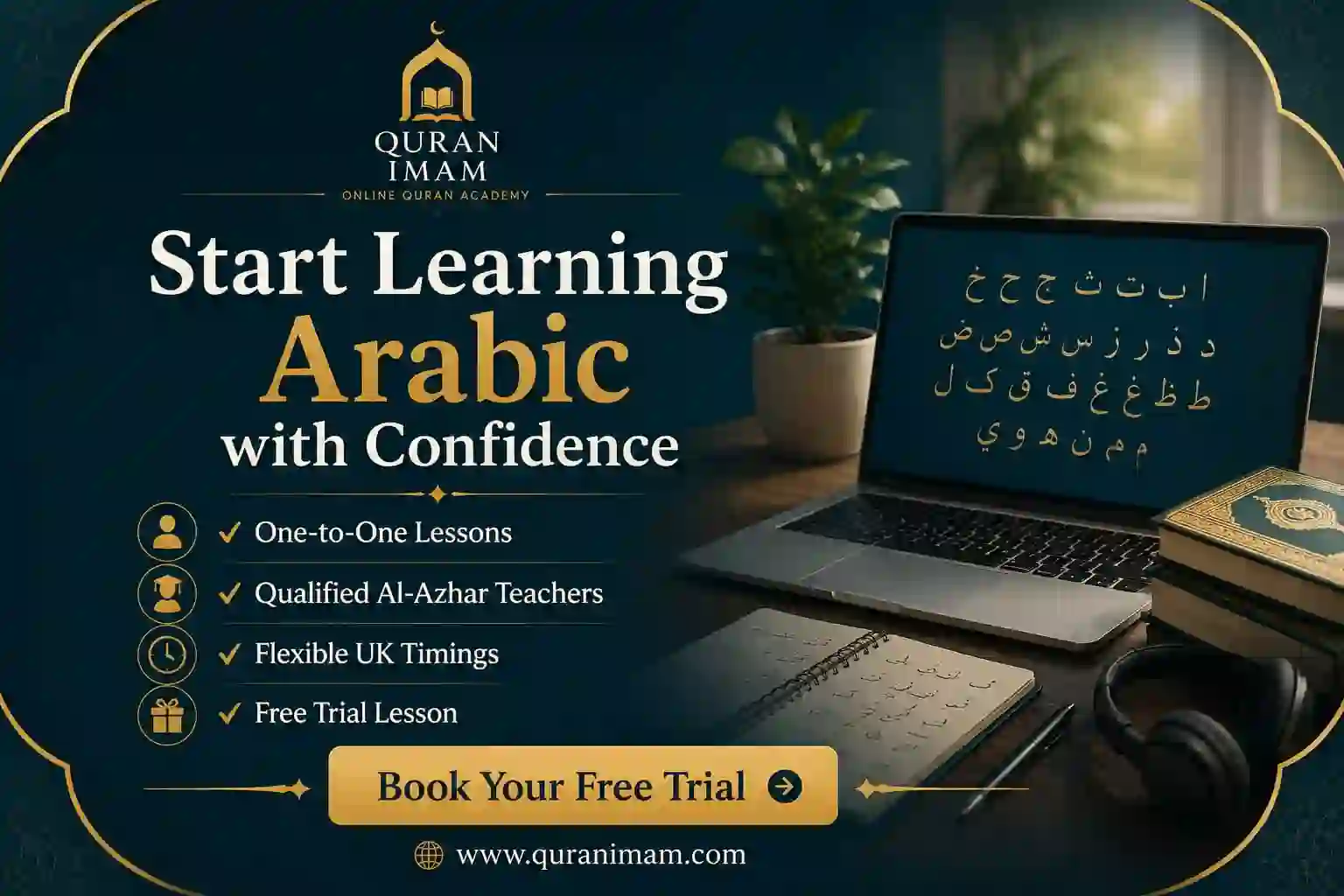 One-to-one online Arabic lessons with qualified teachers