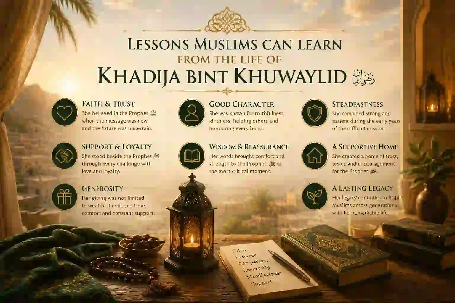 Lessons Muslims can learn from Khadija bint Khuwaylid
