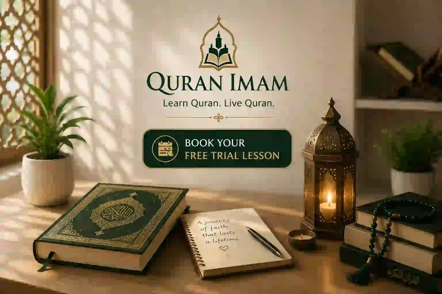 Quran Imam free trial lesson for Quran learning