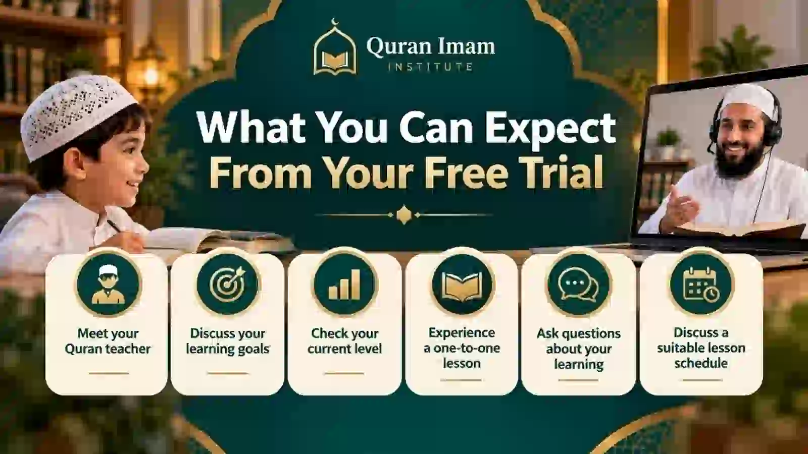What to expect from a free trial Quran class at Quran Imam Institute